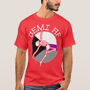 Camiseta Identidad sexual Demiseual Gay Skeleton no binaria