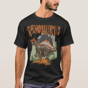 Camiseta Identificación de dinosaurios Spinosaurus Dino