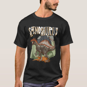 Camiseta Identificación de dinosaurios Spinosaurus Dino