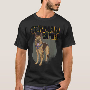 Camiseta Identificación de perros pastor alemán Perros Perr