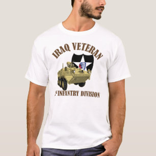 Camiseta Identificación Stryker del veterinario de Iraq 2d