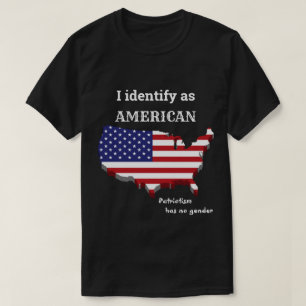 Camiseta Identifico como americano