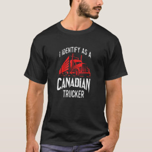 Camiseta Identifíquese como convoy por la libertad de un ca