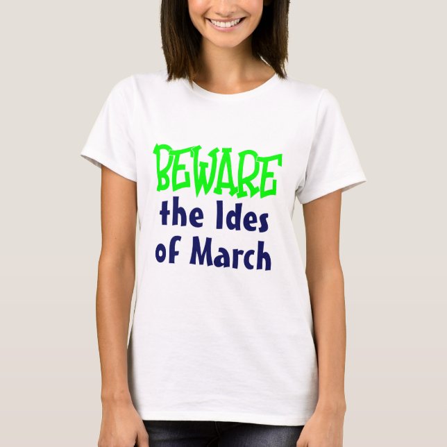 Camiseta Ides de marzo (Anverso)