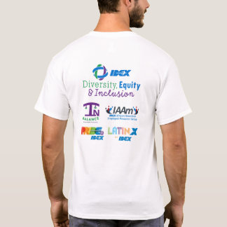 Camiseta IDEX sobre salud y diversidad científica