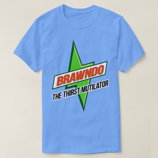 Camiseta Idiocracia Brawndo (Diseño del anverso)