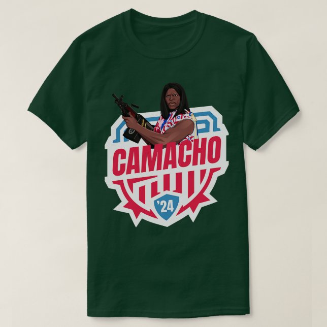 Camiseta Idiocracia de Camacho 2024 (Diseño del anverso)