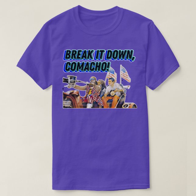 Camiseta Idiocracia de Comacho (Diseño del anverso)