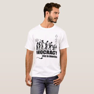 Camiseta ¡Idiocracy está vivo y bien en Los E.E.U.U.!
