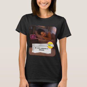 Camiseta Idioma de Amor Chistes de Envoltura de Ch