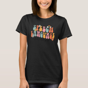Camiseta Idioma del habla Patólogo del SLP Ret de terapia d