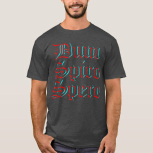 Camiseta Idioma spero de Dum Spiro Idioma latín Frase Educa