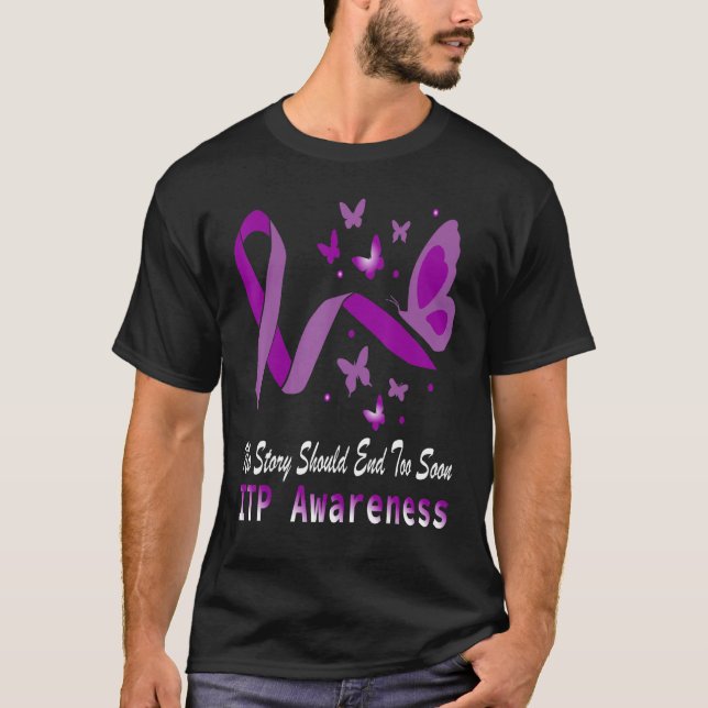 Camiseta Idiopathic Thrombocytopenic Purpura ITP Awareness  (Anverso)