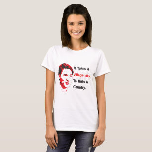 Camiseta Idiota del pueblo