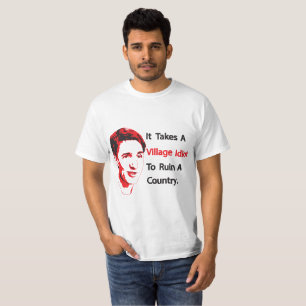 Camiseta Idiota del pueblo