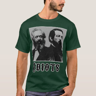 Camiseta Idiotas: Marx y Engles