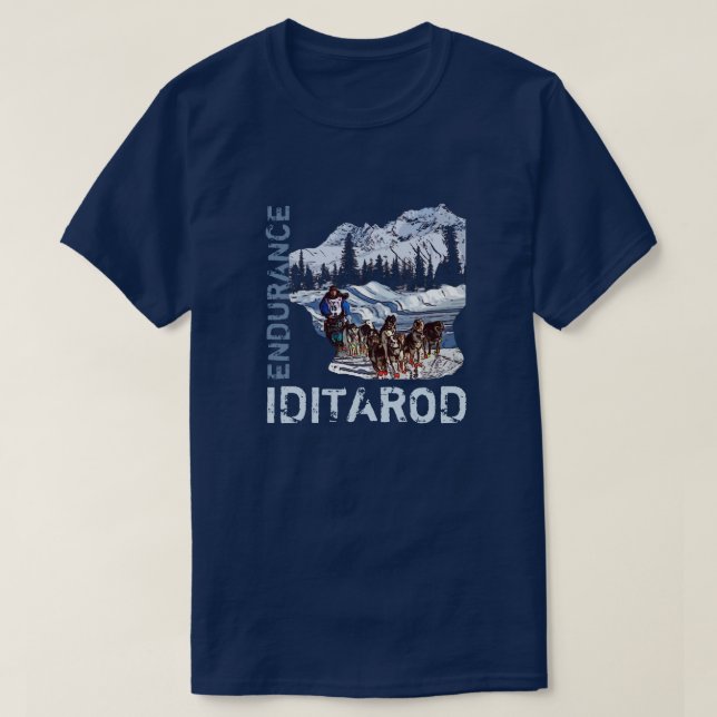 Camiseta IDITAROD (Diseño del anverso)
