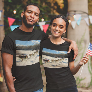 Camiseta Iditarod Trail Sled Dog Race Unisex
