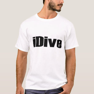 Camiseta iDive, gráfico, camisa, camiseta, deporte, afici