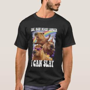 Camiseta Idk Cuánto Tiempo Más Puedo Dejar El Meme Gracioso