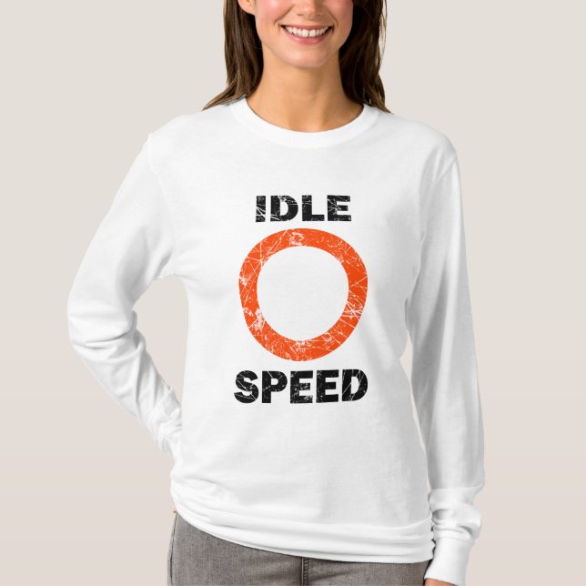 Camiseta IDLE VELOCIDAD Nautical Grunge Style (Anverso)