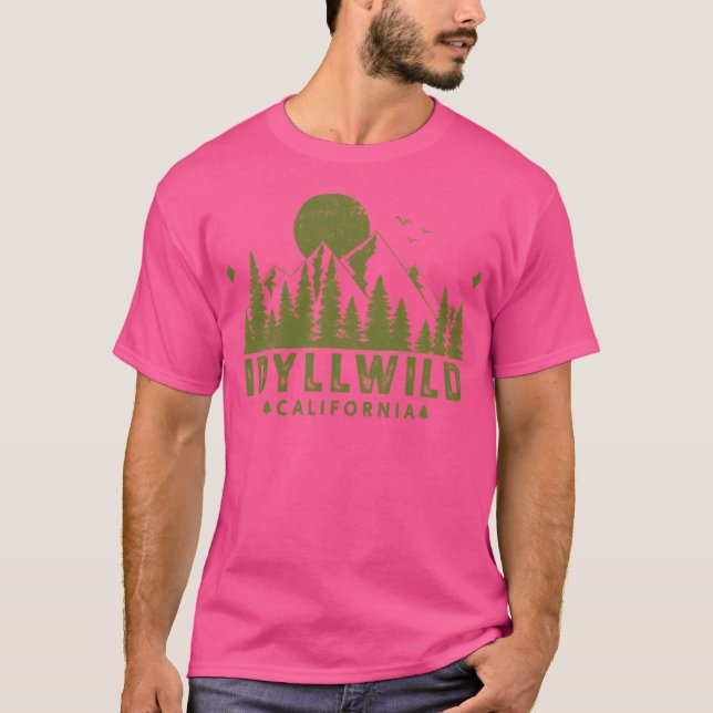 Camiseta Idyllwild California Mountain View (Anverso)