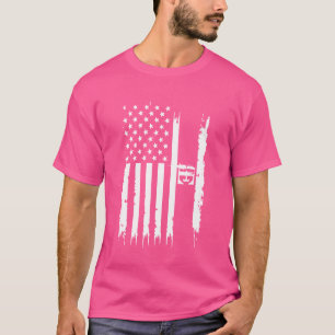 Camiseta IE Estados Unidos en peligro con bandera estadouni