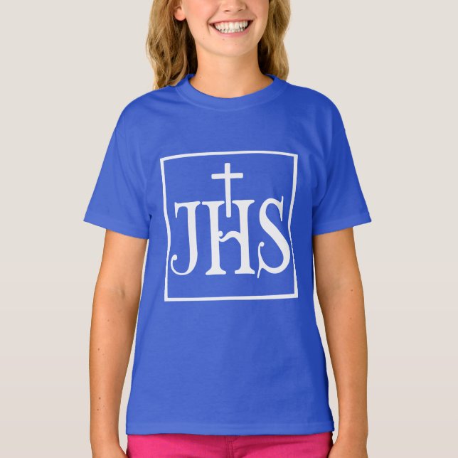 Camiseta Iesus Hominum Salvator (Anverso)
