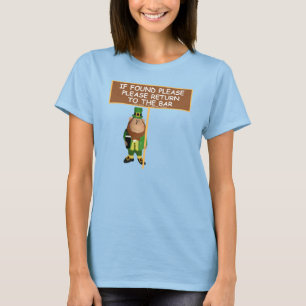 Camiseta If found please return to the bar Irish