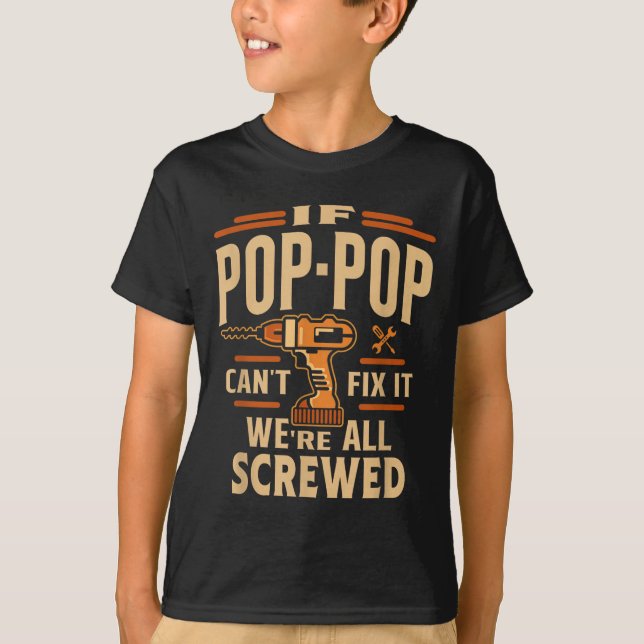 Camiseta If P-p Cant Fix It - Grandparents Day  (Anverso)