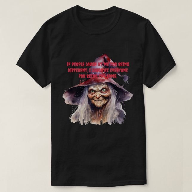 Camiseta If People Laugh.... - Halloween (Diseño del anverso)