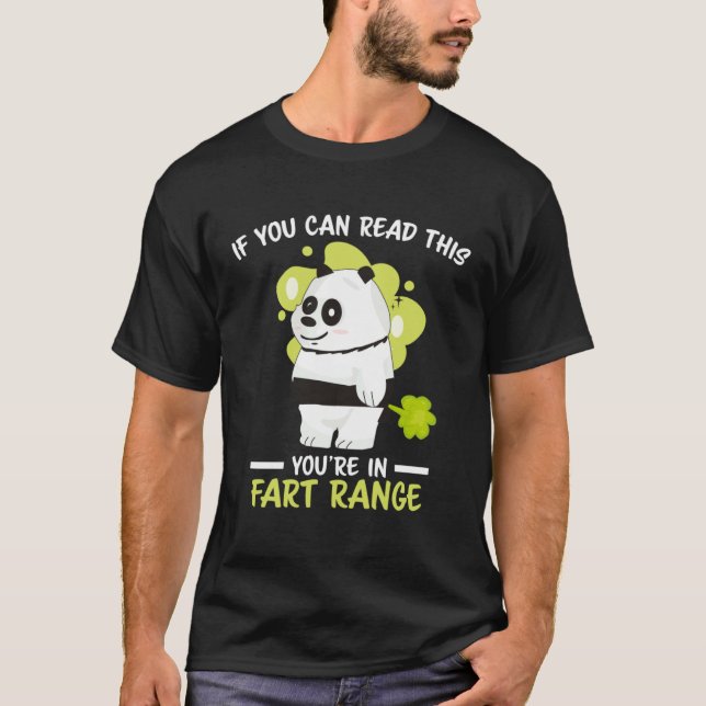 Camiseta If You Can Read This You re in Fart Range Hallowee (Anverso)