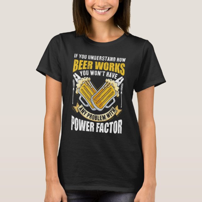 Camiseta If You Understand How Beer Works  Electrician Men (Anverso)