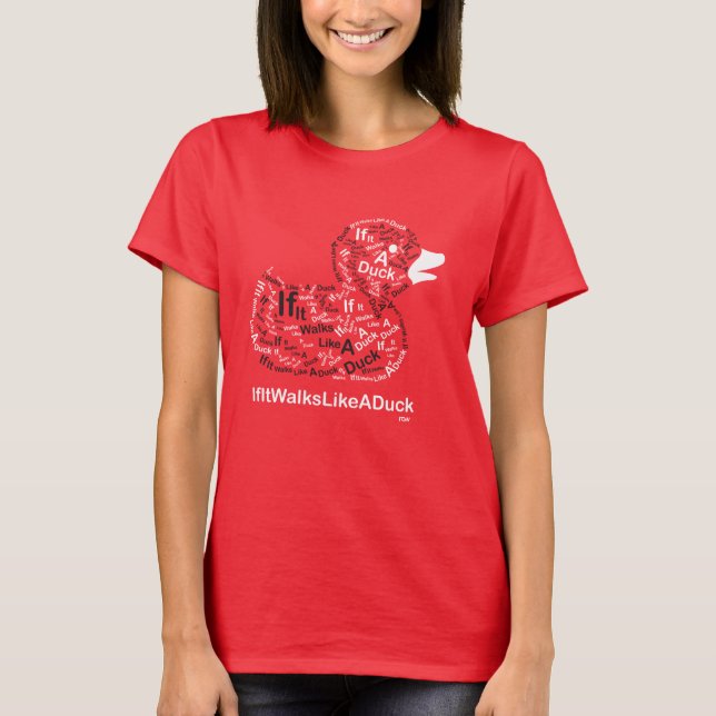 Camiseta IfItWalksLikeADuck (Anverso)