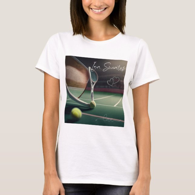 Camiseta Iga Swiatek , amor al tenis (Anverso)