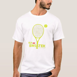 Camiseta Iga Swiatek, tenista, cabra, campeón