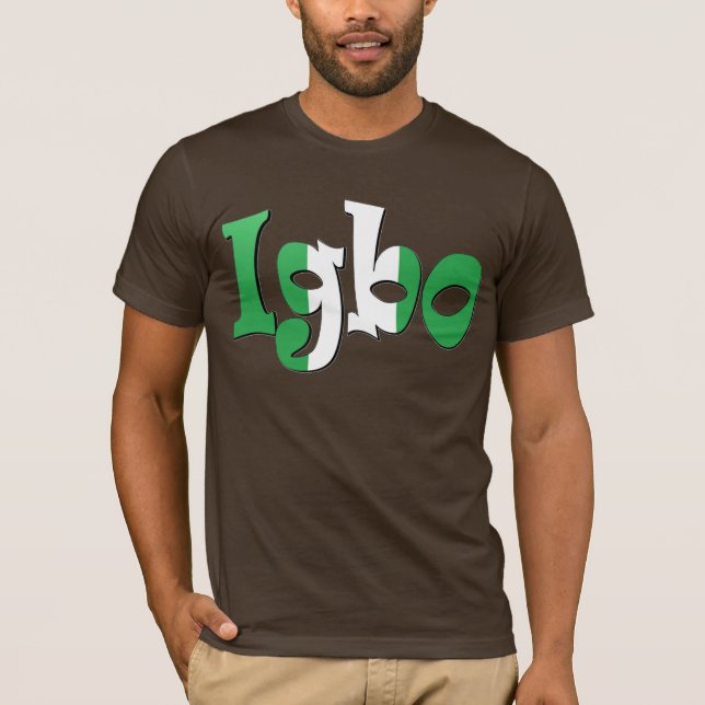 Camiseta Igbo (bandera nigeriana) (Anverso)