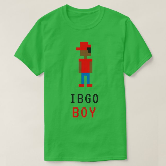 Camiseta Igbo Boy Long (Diseño del anverso)