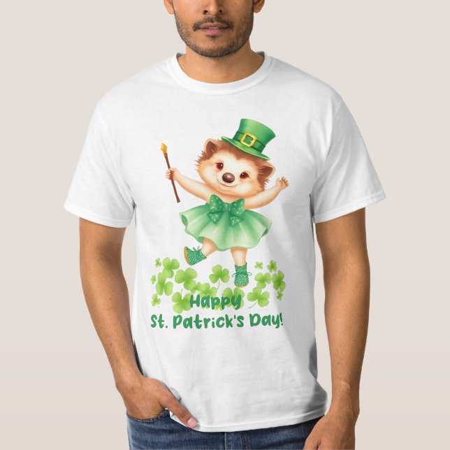 Camiseta Igel Igelin Gráinneog Happy St. Patricks Day (Anverso)
