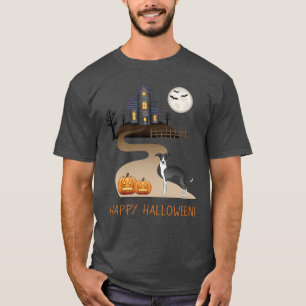 Camiseta Iggy de Blanco y Negro y Casa Embrujada de Hallowe