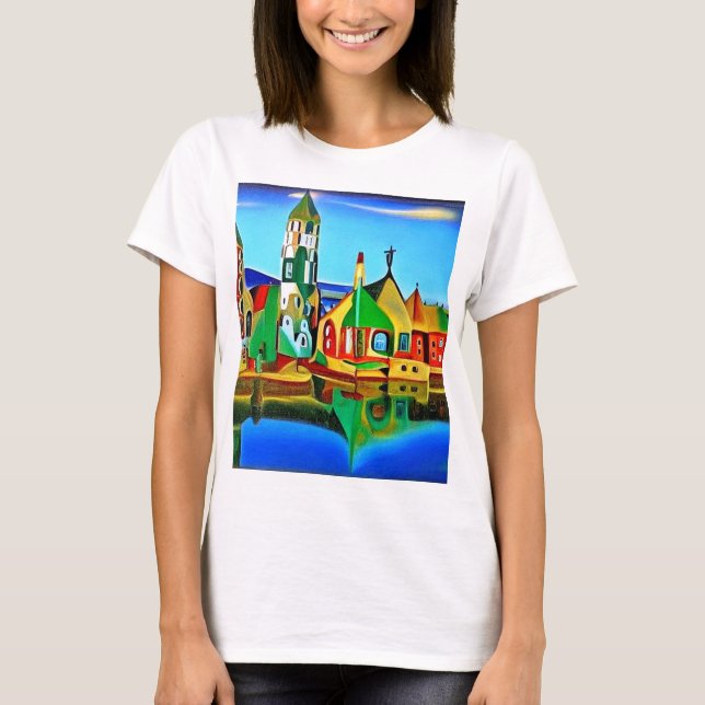Camiseta Iglesia a orillas del mar 2 (Anverso)