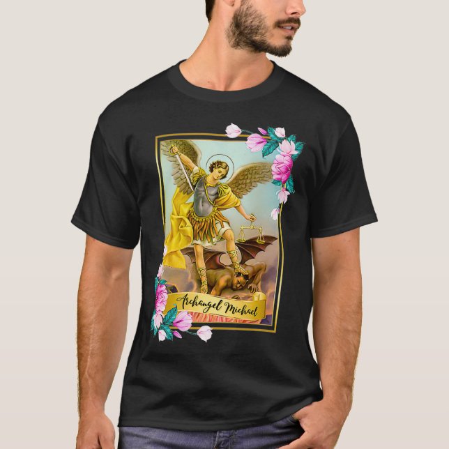 Camiseta Iglesia Católica de San Miguel el Protector Arcáng (Anverso)