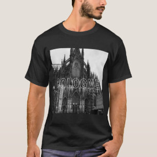 Camiseta Iglesia católica histórica de Colonia en Alemania