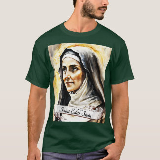 Camiseta Iglesia Católica Santa Edith Stein santifica a gay