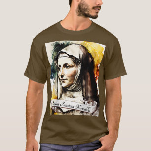Camiseta Iglesia Católica Santa Faustina Kowalska
