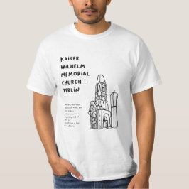Camiseta "Iglesia conmemorativa del Kaiser Wilhelm, Berlín"