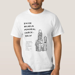 Camiseta "Iglesia conmemorativa del Kaiser Wilhelm, Berlín"