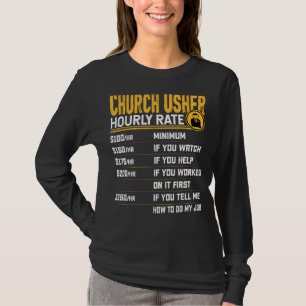 Camiseta Iglesia cristiana de Usher por hora