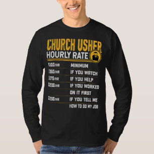 Camiseta Iglesia cristiana de Usher por hora