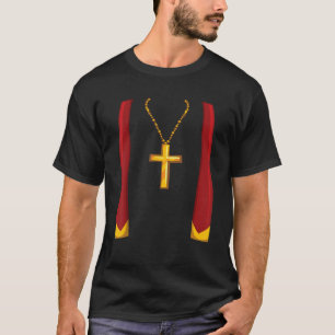 Camiseta Iglesia cristiana del disfraz sacerdote padre Hal 